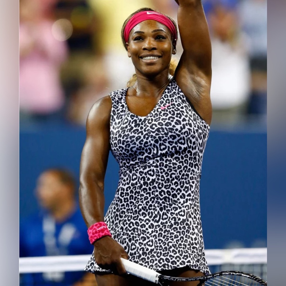 Nike Leopard Print Serena Dress - Size S